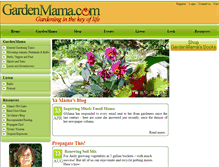 Tablet Screenshot of gardenmama.com